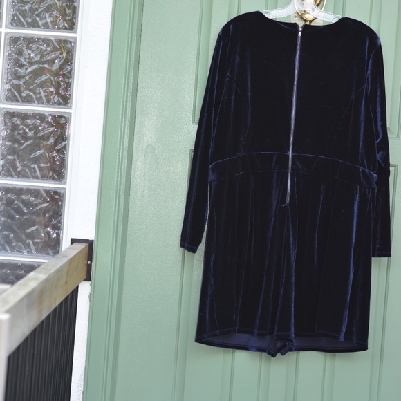 Blue Velvet Romper/dress Sz 2X NWT - Picture 9 of 11